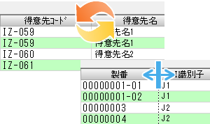 項目表示調整画像